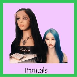 Luxury Frontals Wigs Virgin human hair
